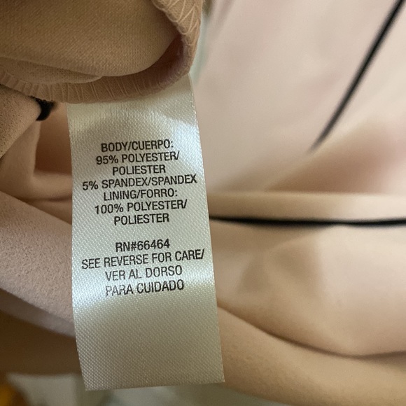 Sandra Darren NWT blush pink dress 10 - Picture 4 of 7